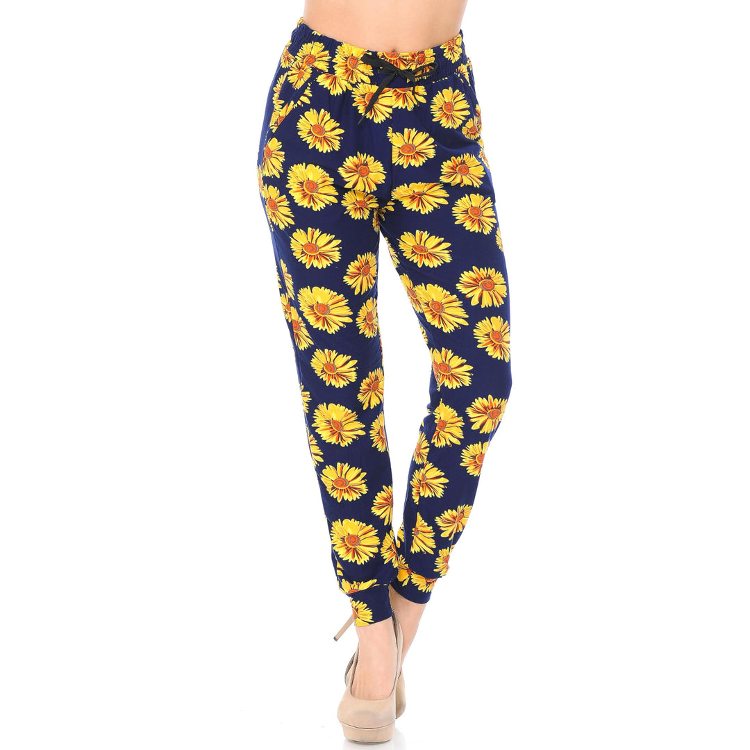 Wholesale Buttery Smooth Summer Daisy Joggers