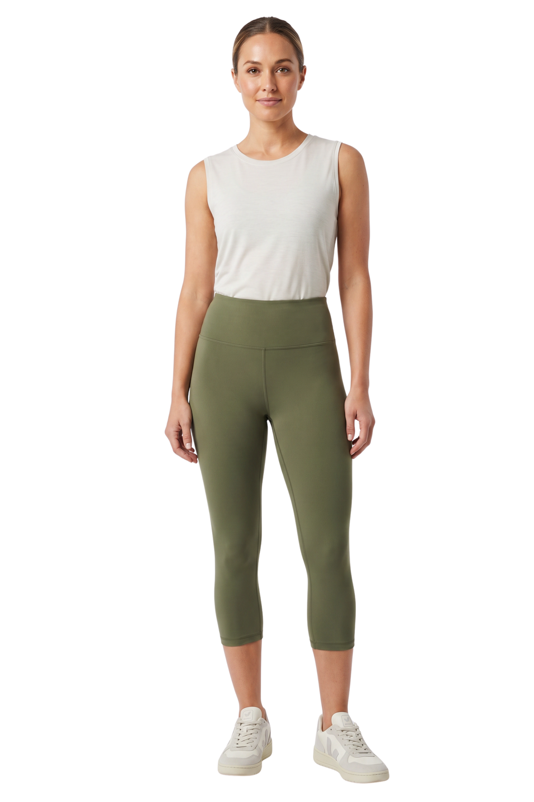 Wholesale Buttery Smooth Basic Solid High Waisted Capris - 3 Inch - New Mix