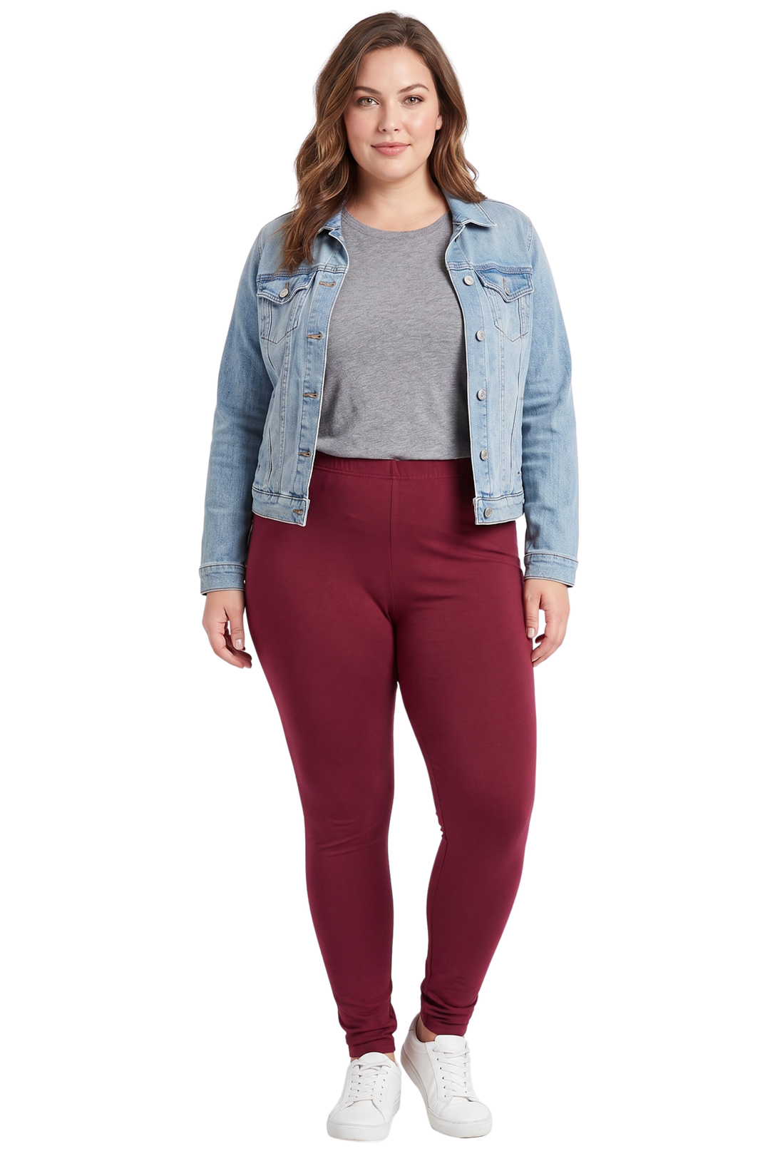 Wholesale Buttery Smooth Basic Solid Plus Size Capris - New Mix