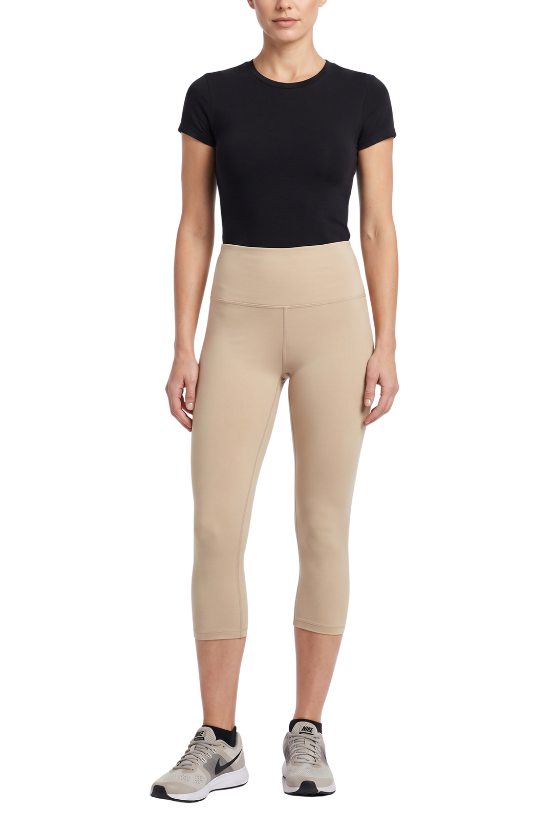 Wholesale Buttery Smooth Basic Solid High Waisted Capris - 5 Inch - New Mix