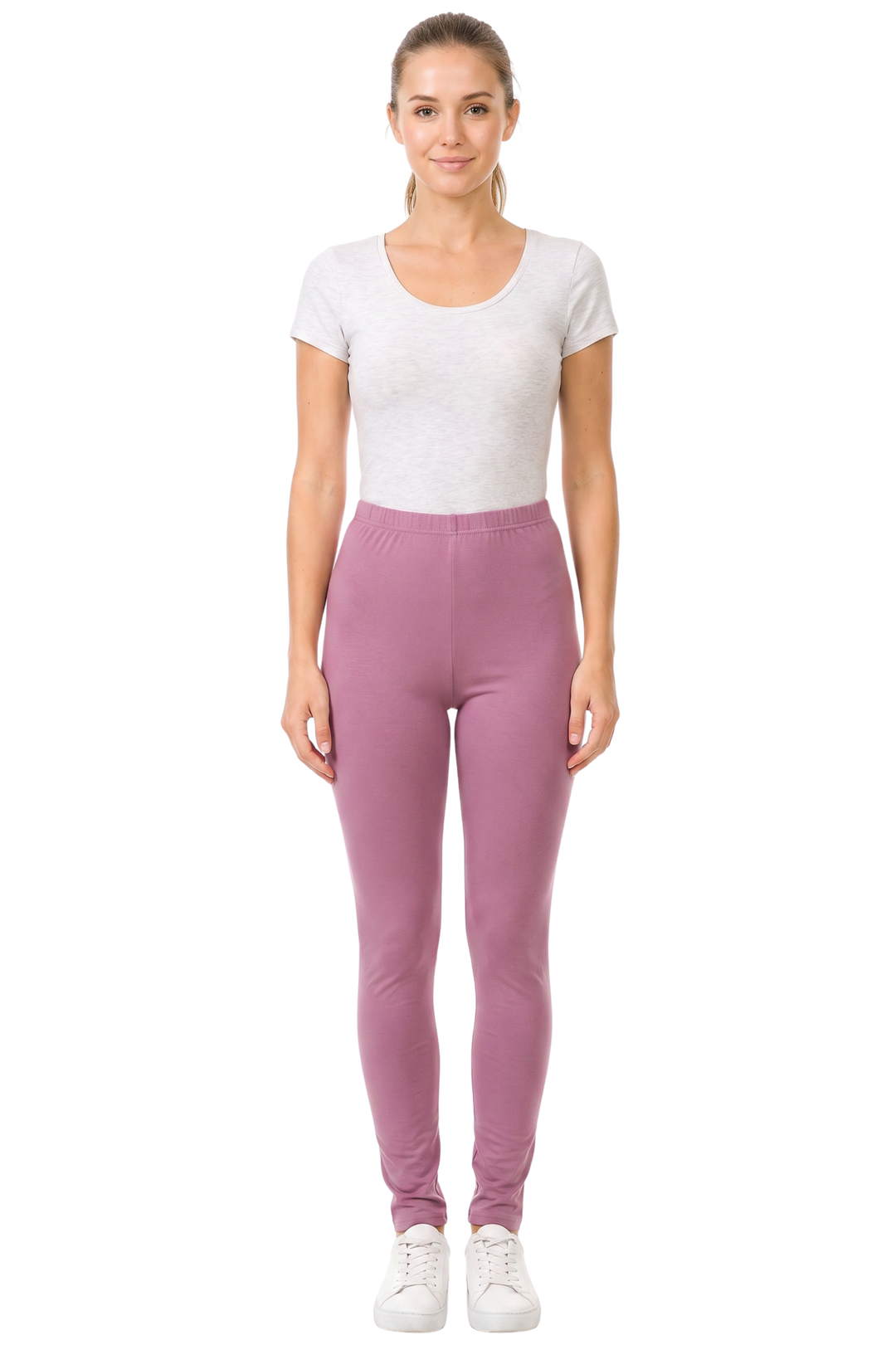 Wholesale Buttery Smooth Basic Solid Leggings - New Mix