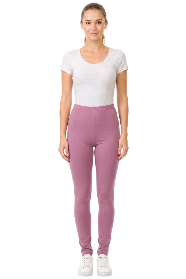 Wholesale Buttery Smooth Basic Solid Leggings - New Mix
