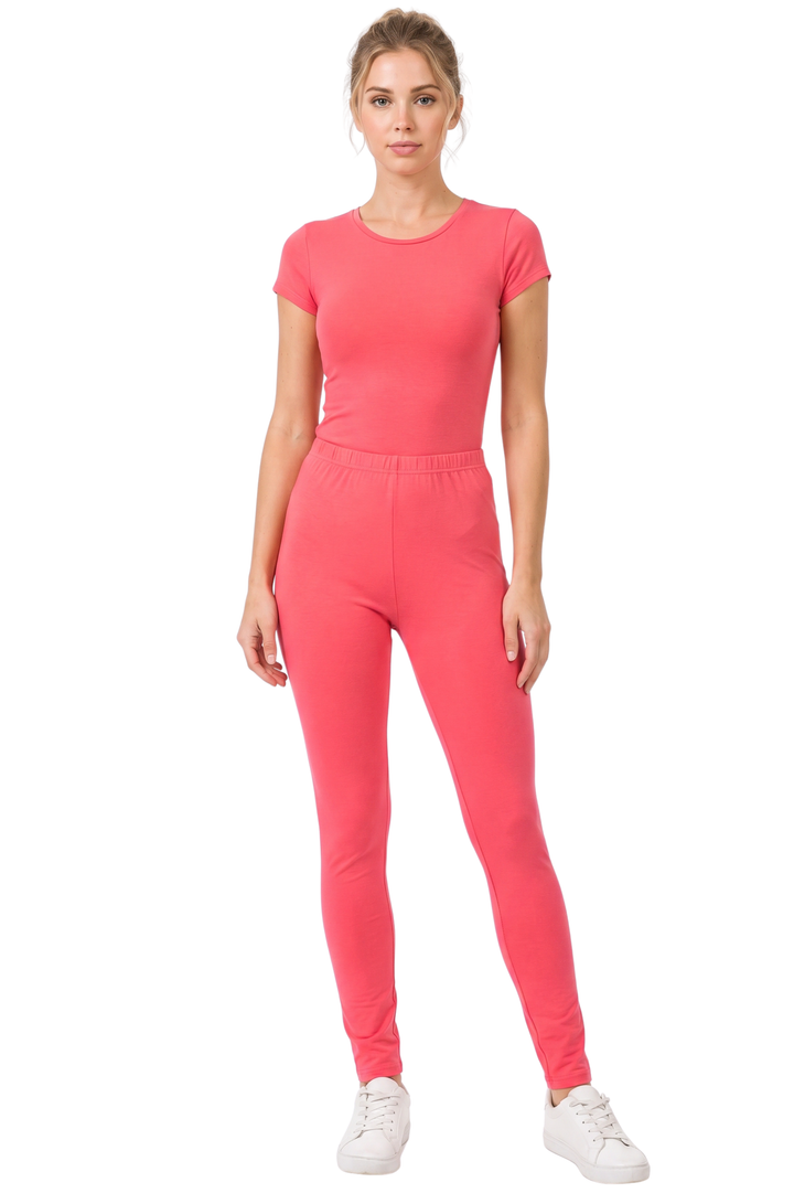 Wholesale Buttery Smooth Basic Solid Leggings - New Mix