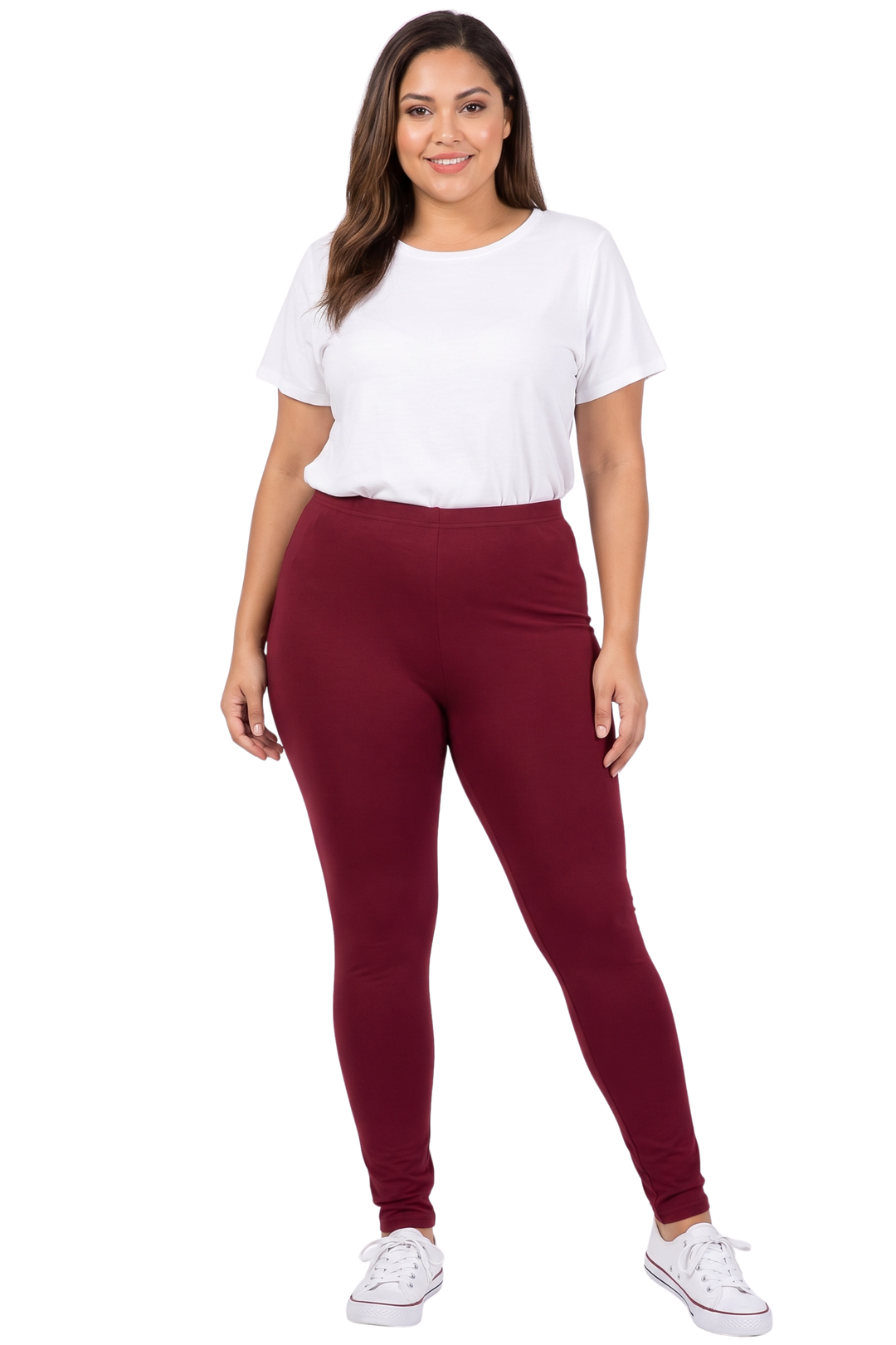 Wholesale Buttery Smooth Basic Solid Plus Size Leggings - New Mix