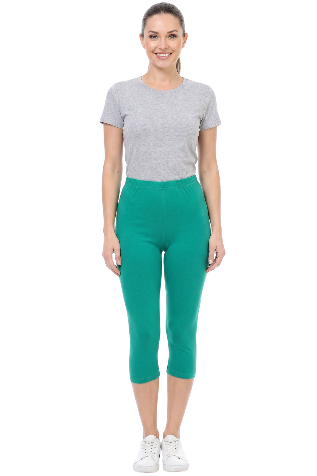 Wholesale Buttery Smooth Basic Solid Capris - New Mix