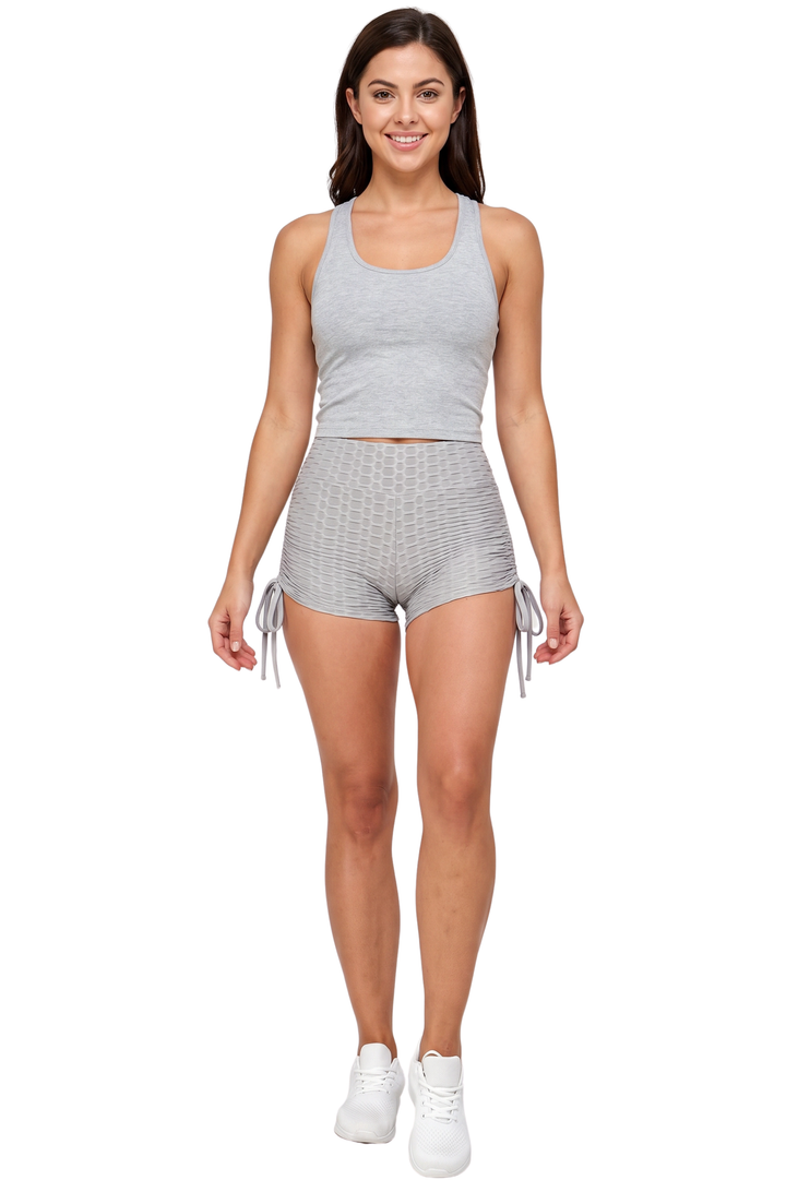 Wholesale Scrunch Butt Side Tie Summer Sport Shorts