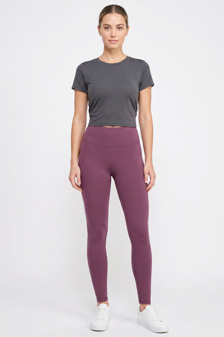 Wholesale Buttery Smooth Basic Solid High Waisted Leggings - 3 Inch - New Mix