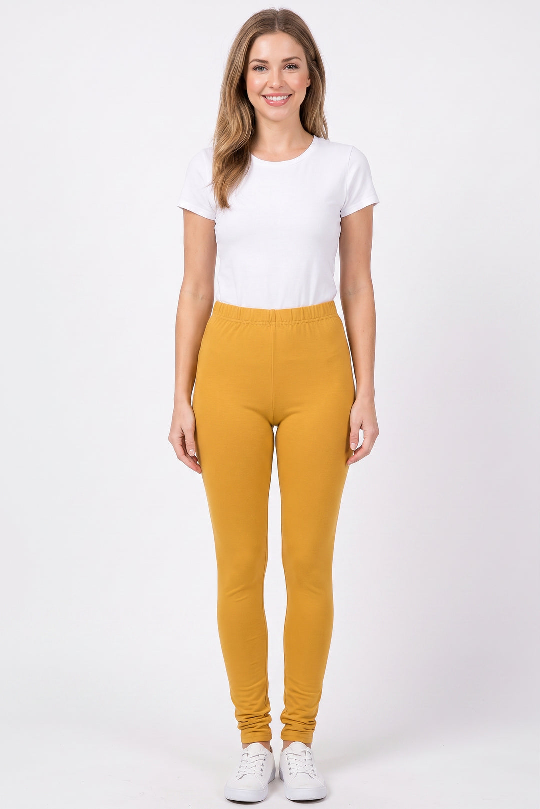 Wholesale Premium Fleece Lined Multi Size Solid Leggings - New Mix