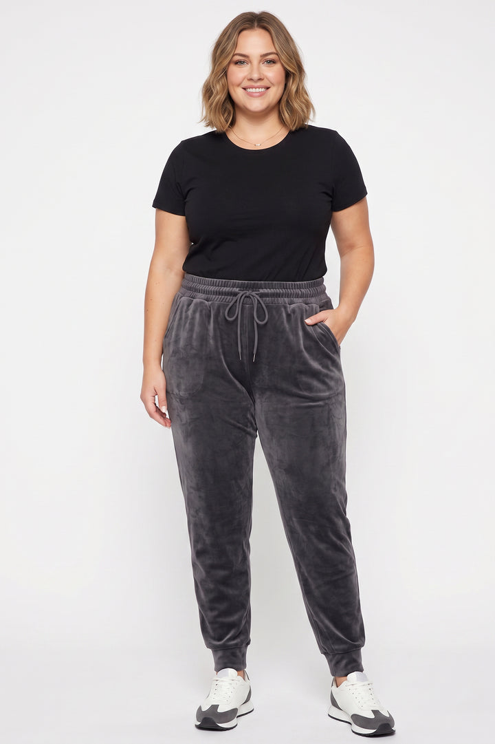 Wholesale Velour Comfy Plus Size Joggers