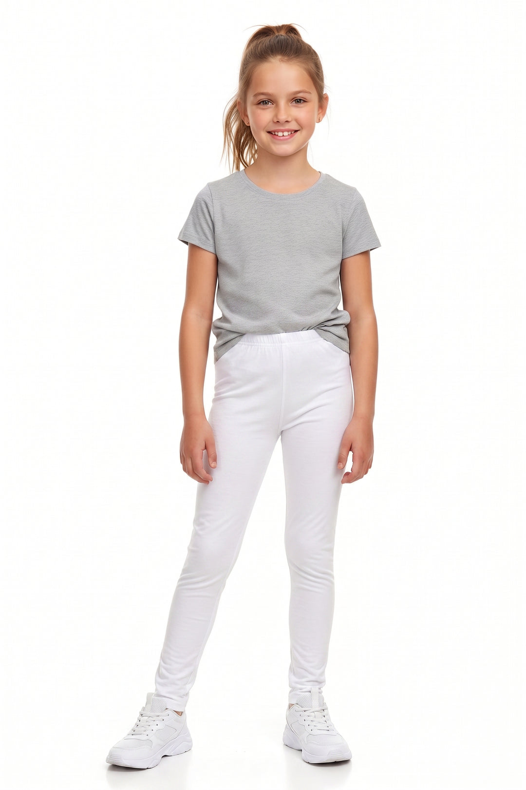 Wholesale Buttery Soft Solid Basic Kids Leggings