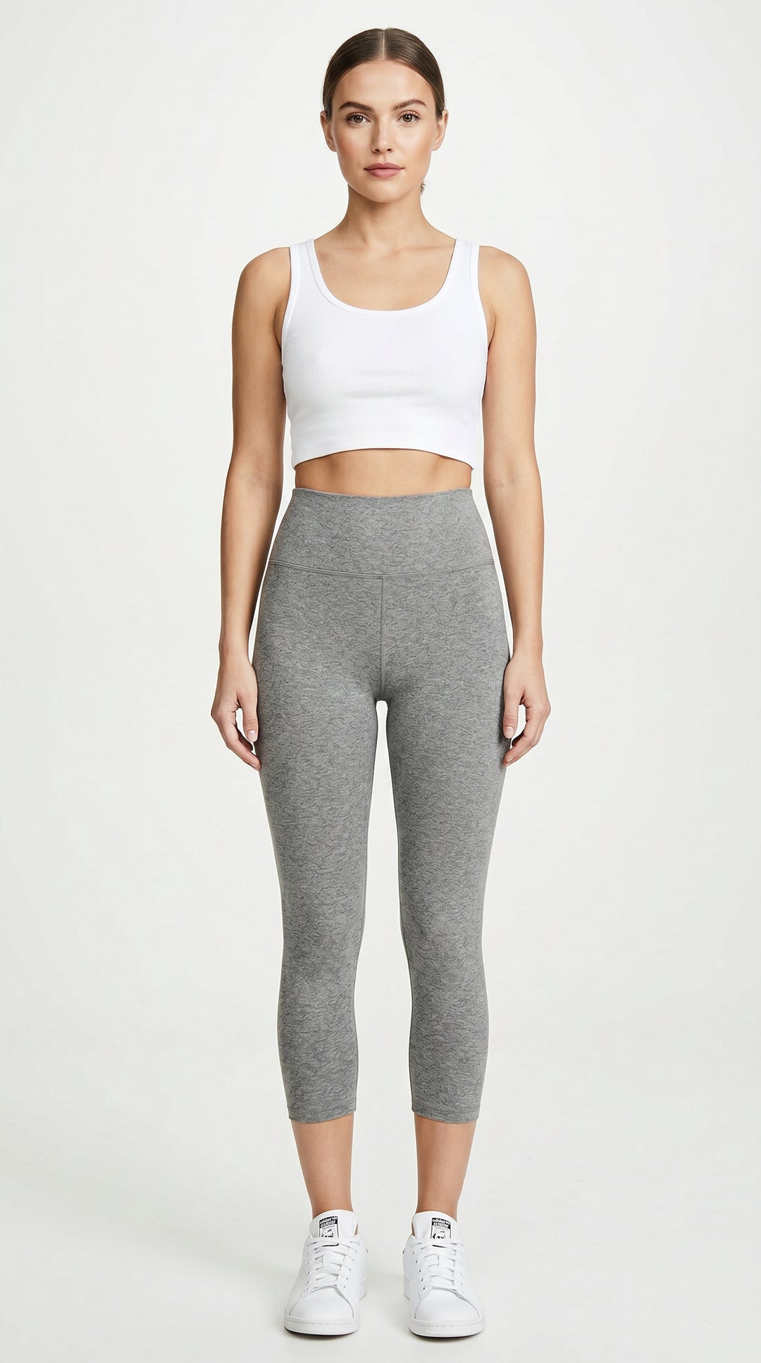 Wholesale Buttery Smooth Basic Solid High Waisted Capris - 3 Inch - New Mix