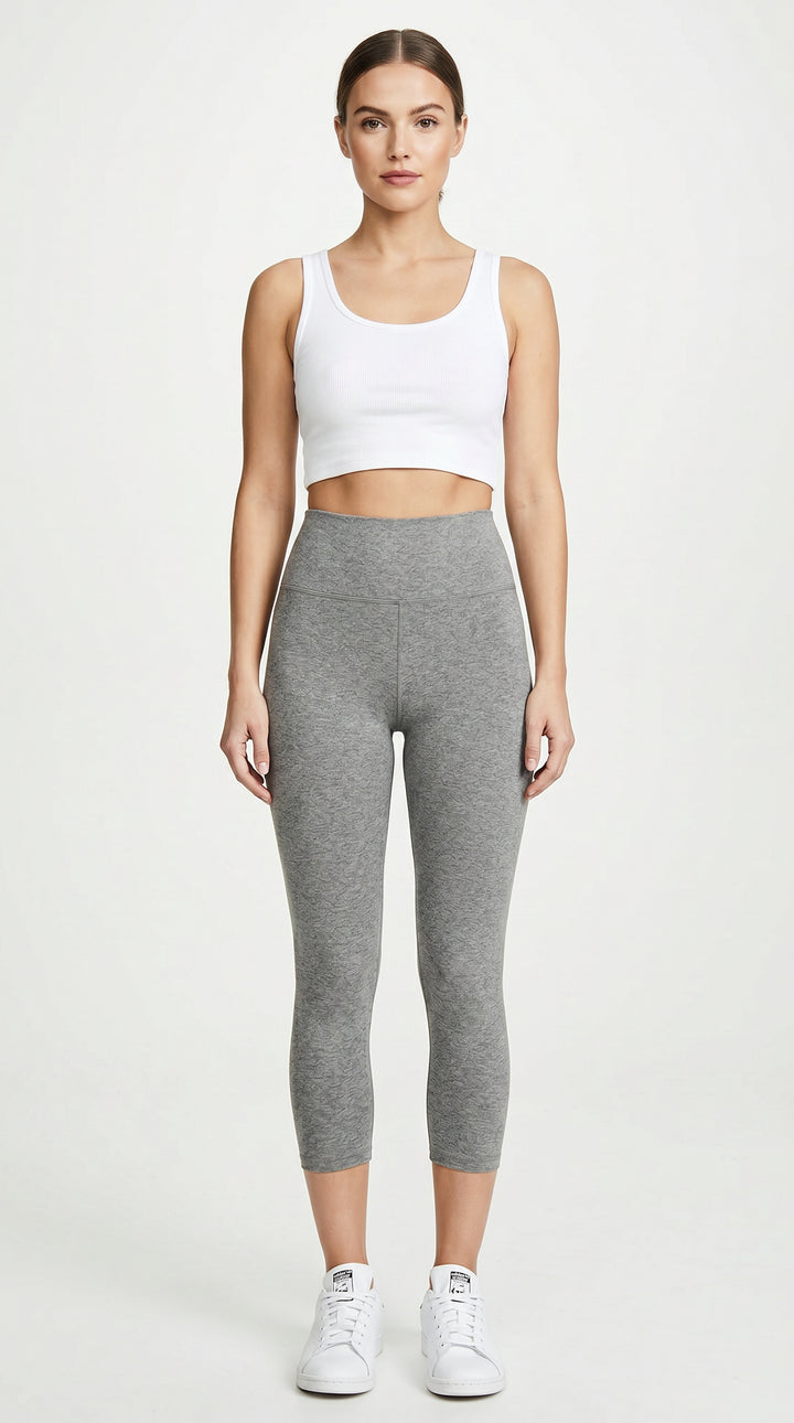 Wholesale Buttery Smooth Basic Solid High Waisted Capris - 3 Inch - New Mix