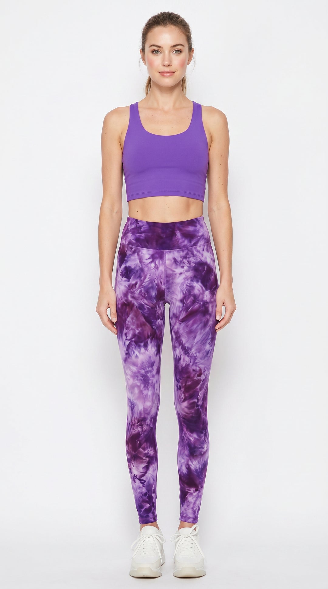 Wholesale Buttery Smooth Tie Dye High Waisted Leggings