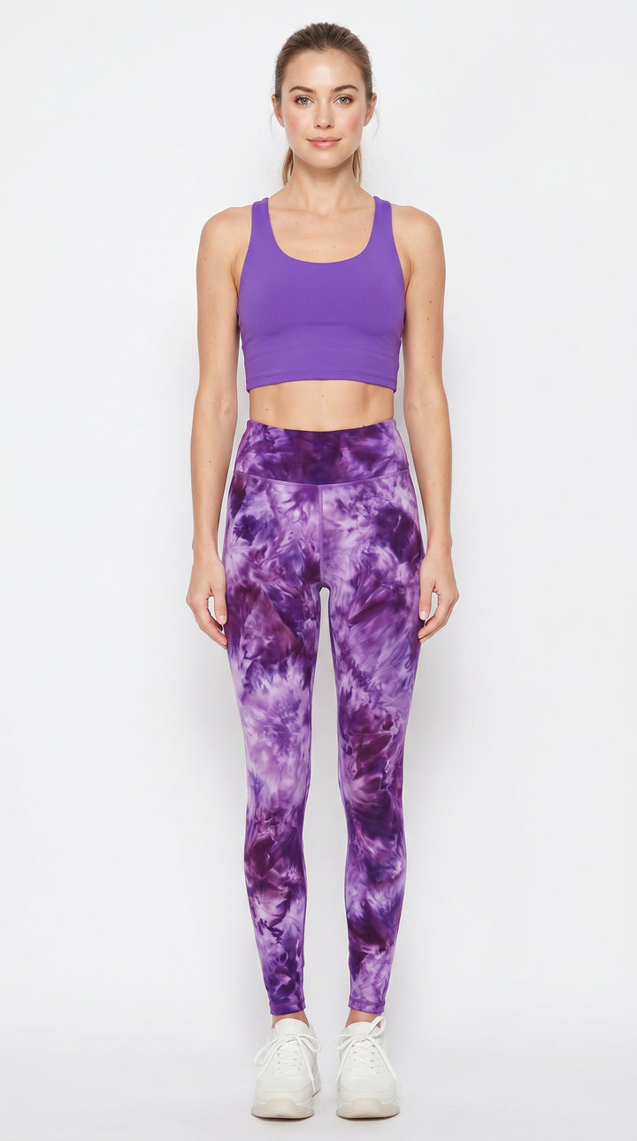 Wholesale Buttery Smooth Tie Dye High Waisted Leggings