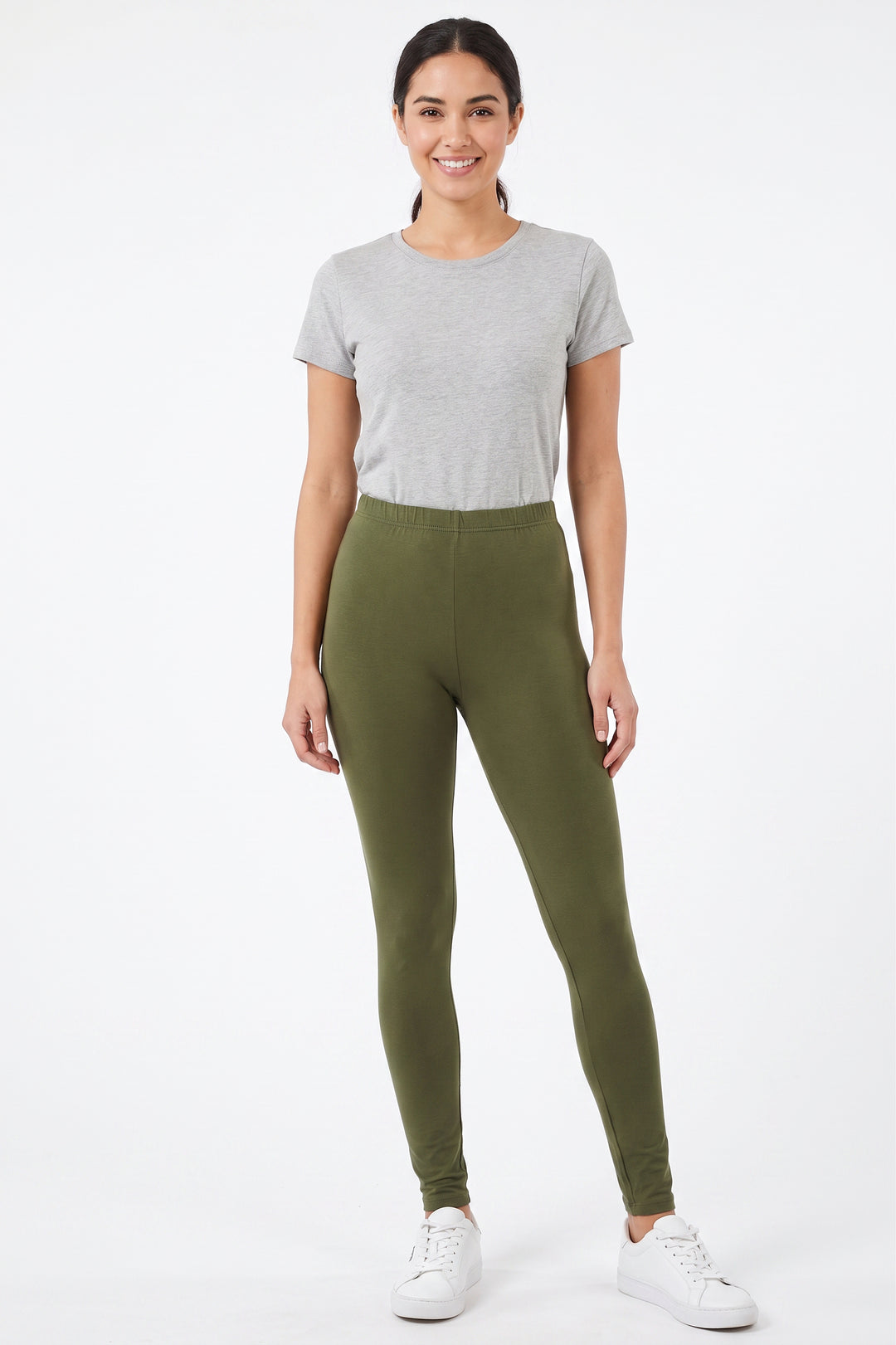 Wholesale Buttery Smooth Basic Solid Leggings - EEVEE