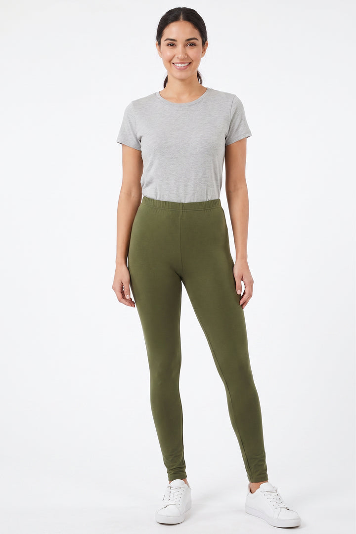 Wholesale Buttery Smooth Basic Solid Leggings - EEVEE