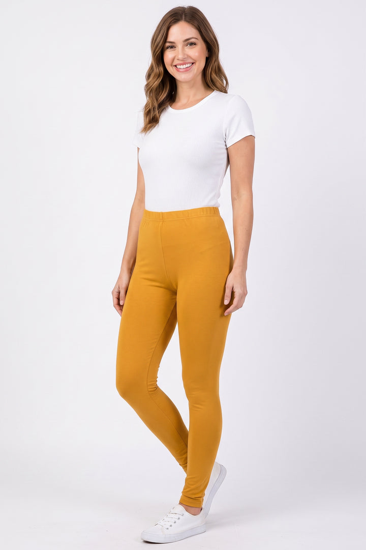 Wholesale Buttery Smooth Basic Solid Leggings - EEVEE