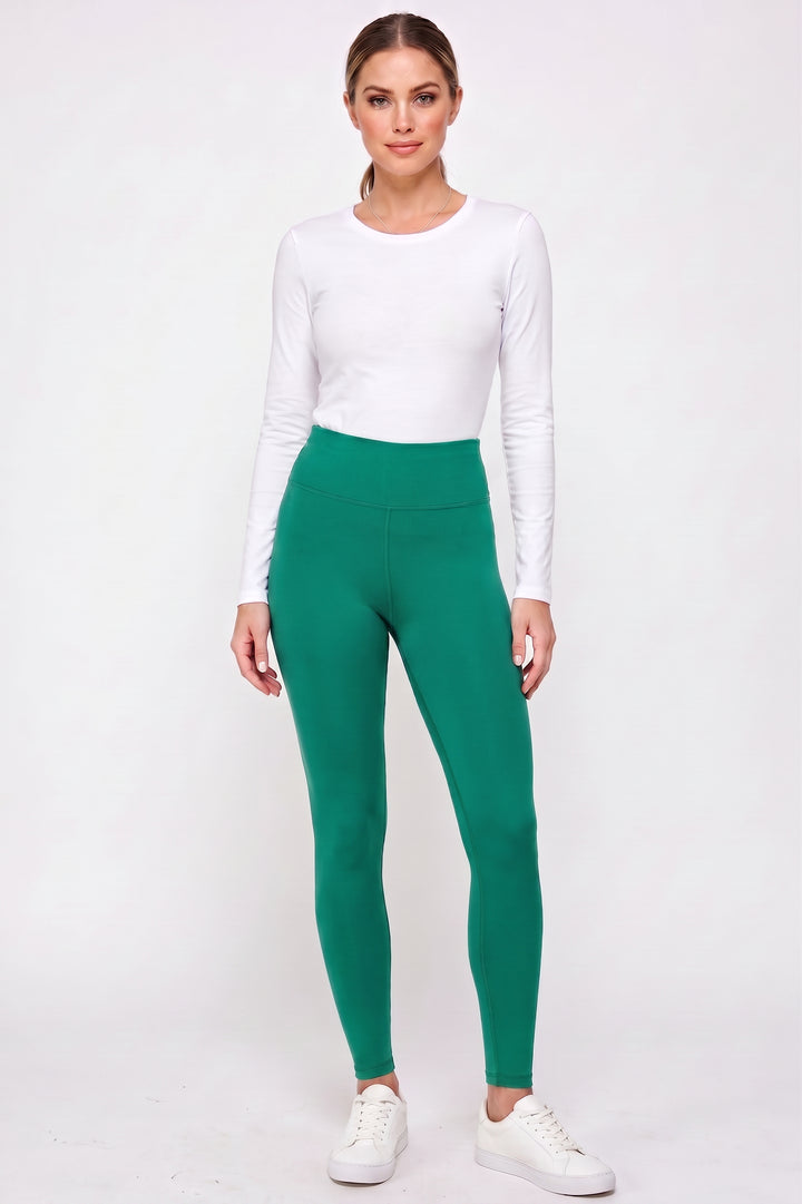 Wholesale Buttery Smooth Basic Solid High Waisted Leggings - 3 Inch - EEVEE