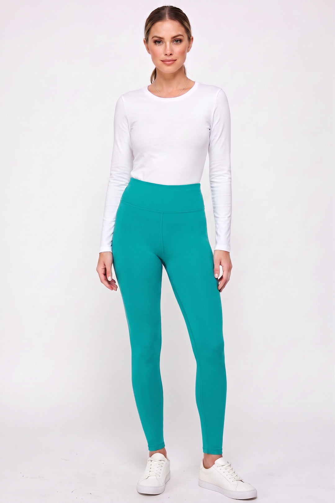 Wholesale Buttery Smooth Basic Solid High Waisted Leggings - 3 Inch - EEVEE