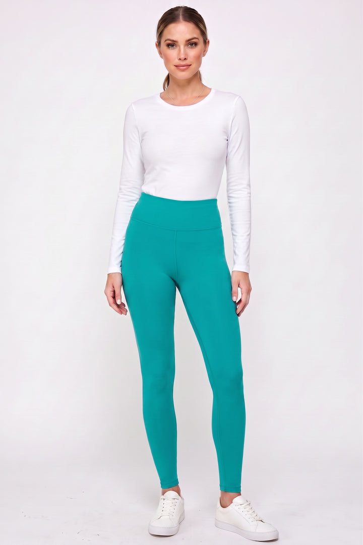 Wholesale Buttery Smooth Basic Solid High Waisted Leggings - 3 Inch - EEVEE
