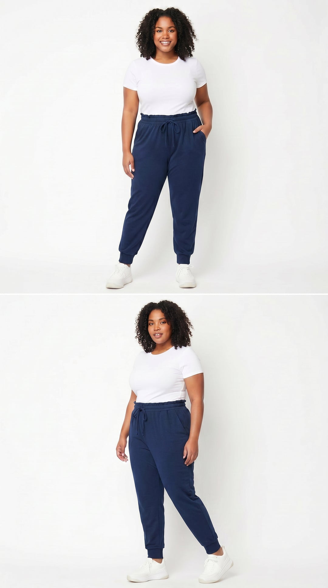 Wholesale Buttery Smooth Basic Solid Plus Size Joggers - New Mix