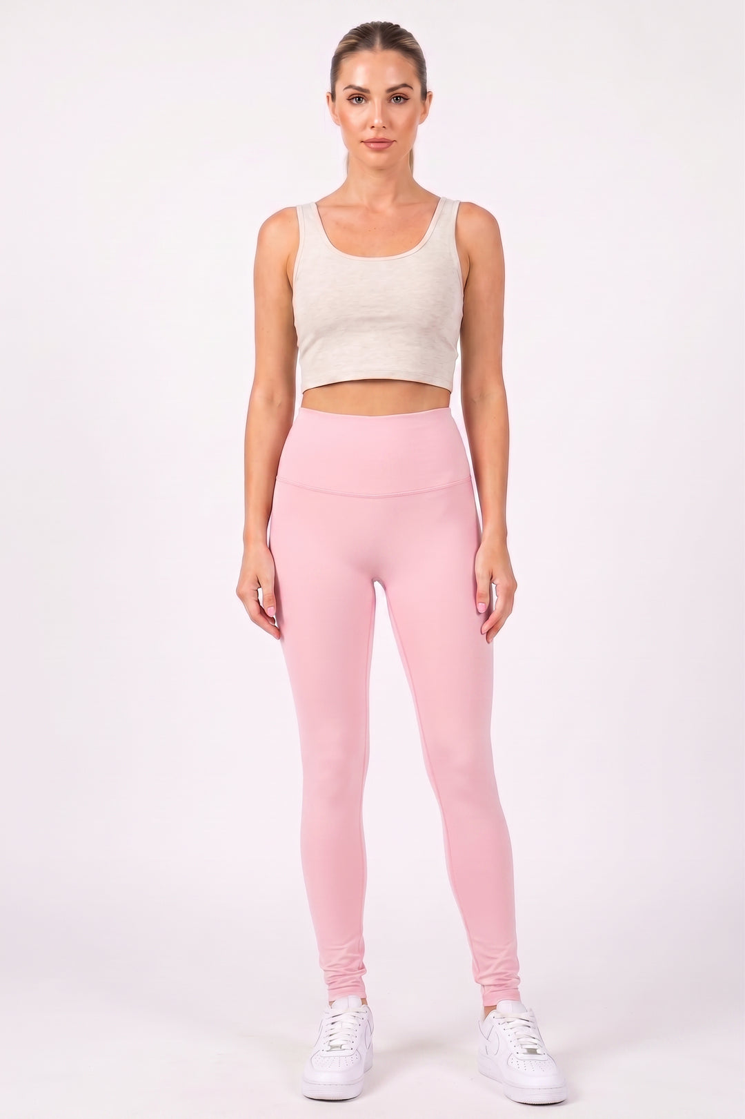 Wholesale Buttery Smooth Basic Solid High Waisted Leggings - 5 Inch - New Mix