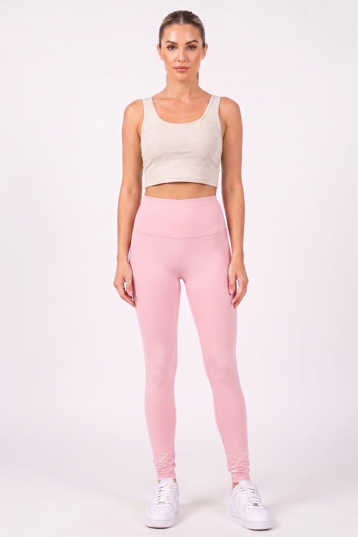 Wholesale Buttery Smooth Basic Solid High Waisted Leggings - 5 Inch - New Mix