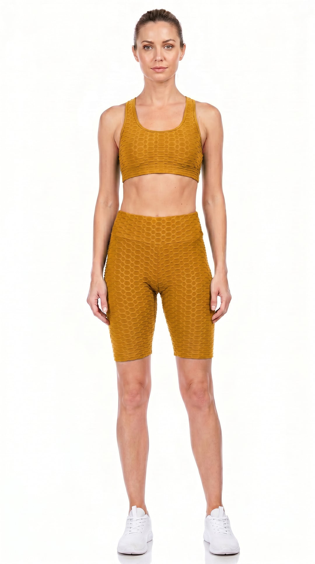 Wholesale Scrunch Butt High Waisted Sport Shorts with Pockets
