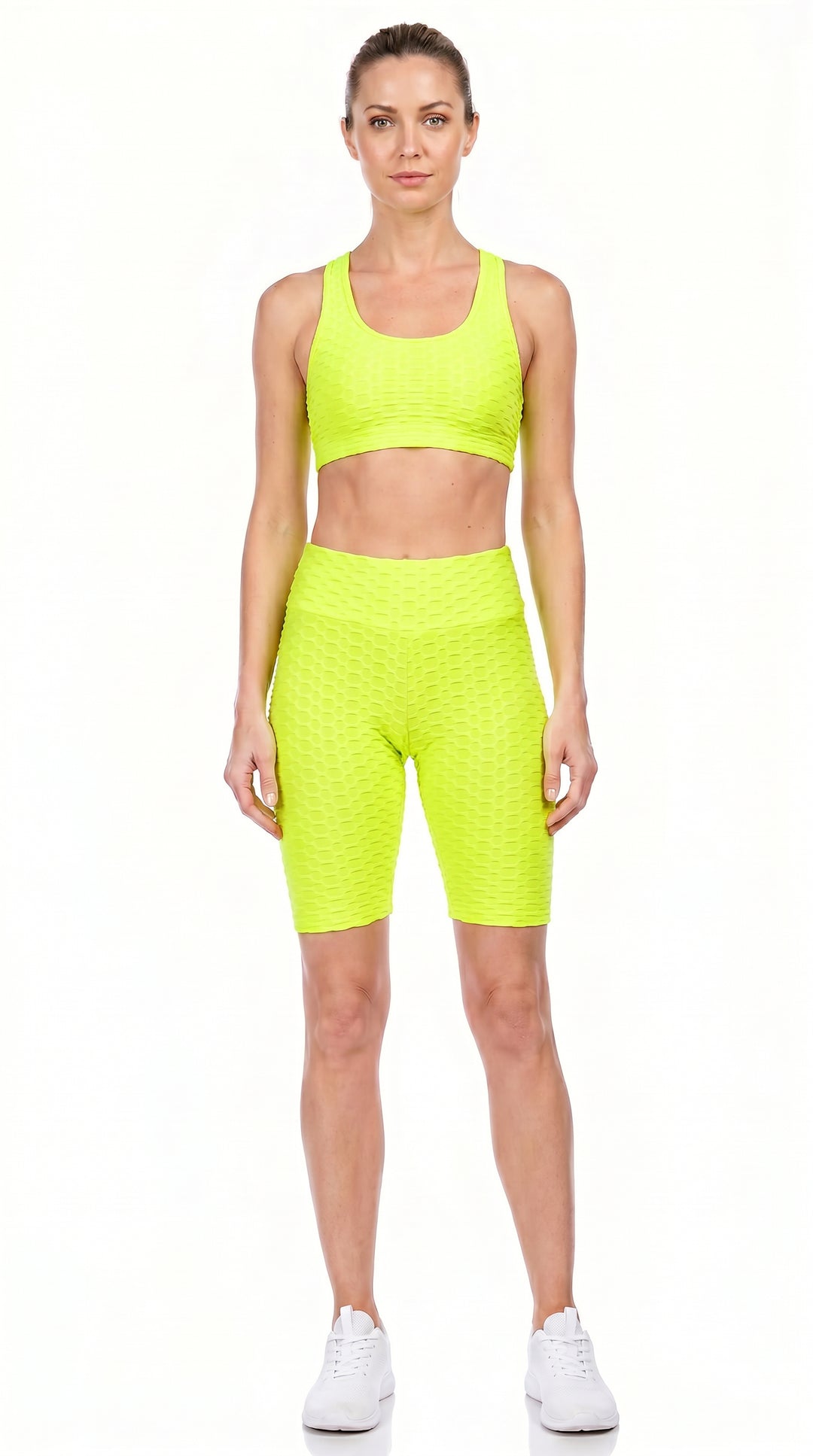 Wholesale Scrunch Butt High Waisted Sport Shorts with Pockets