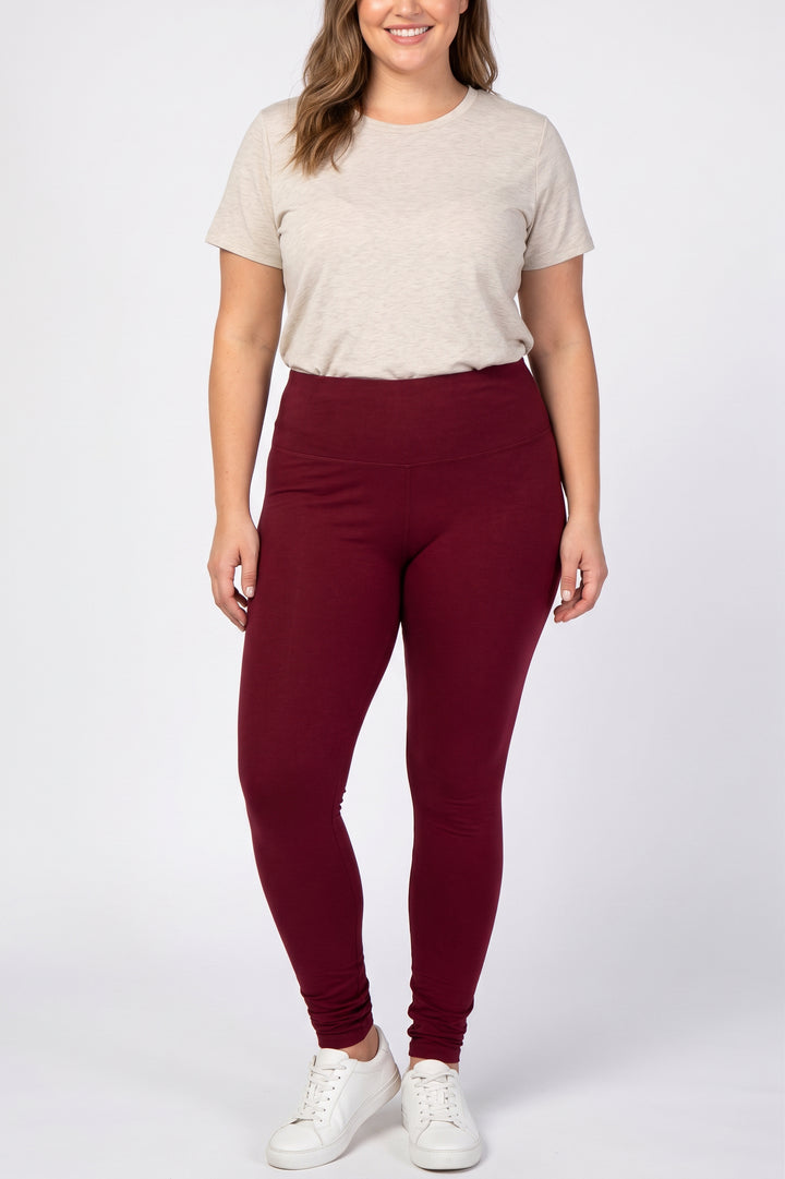 Wholesale Buttery Smooth Basic Solid High Waisted Plus Size Leggings - 5 Inch - New Mix