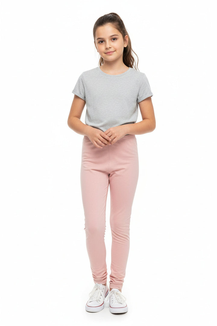 Wholesale Buttery Soft Solid Basic Kids Leggings - USA Fashion
