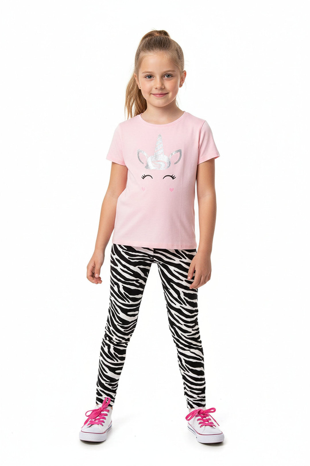 Wholesale Buttery Soft Zebra Print Kids Leggings