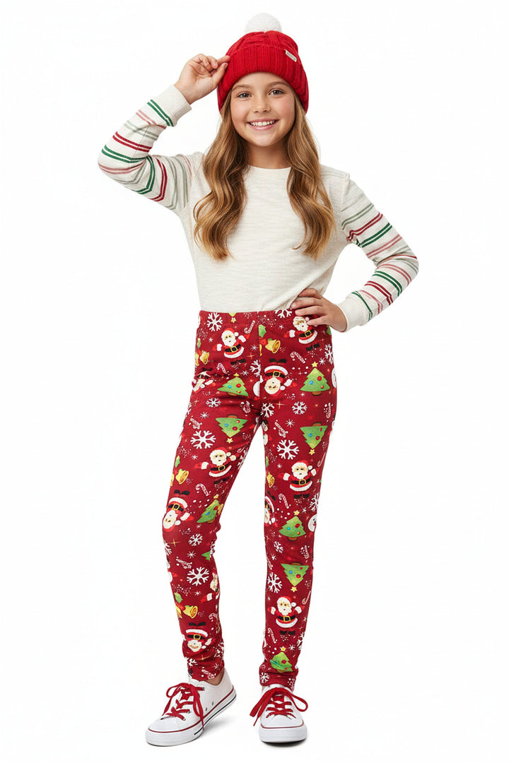Wholesale Buttery Soft Christmas Delight Kids Leggings