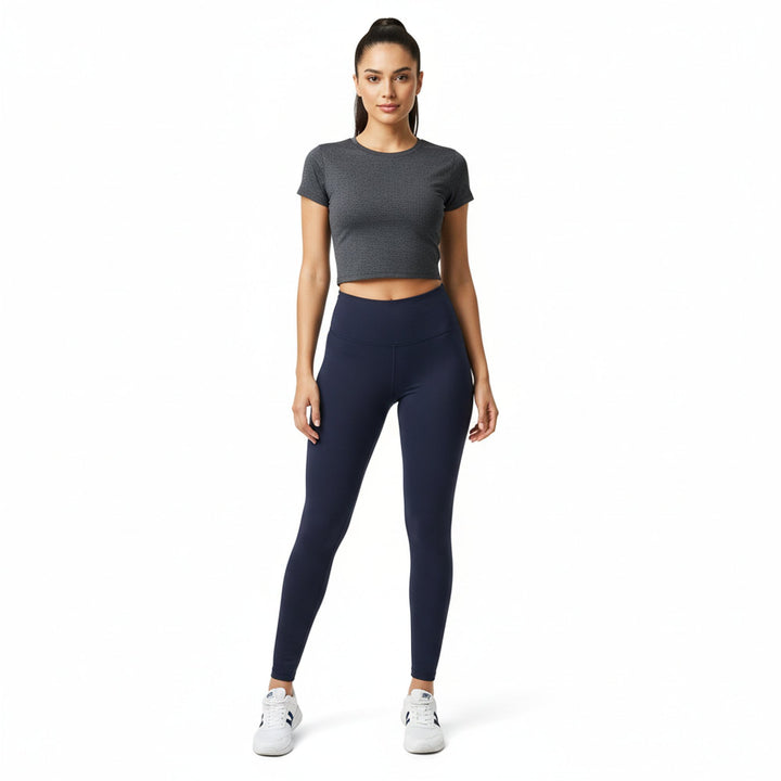 Wholesale Buttery Smooth Basic Solid High Waisted Leggings - 5 Inch - New Mix