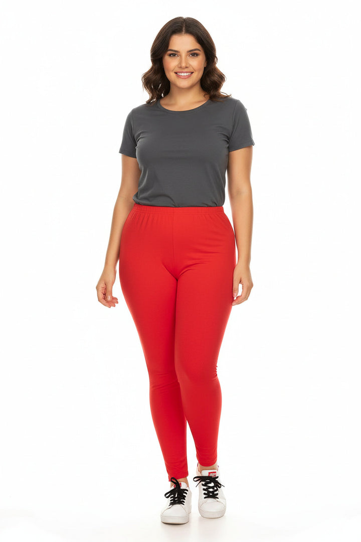 Wholesale Buttery Smooth Basic Solid Extra Plus Size Leggings - 3X-5X - New Mix