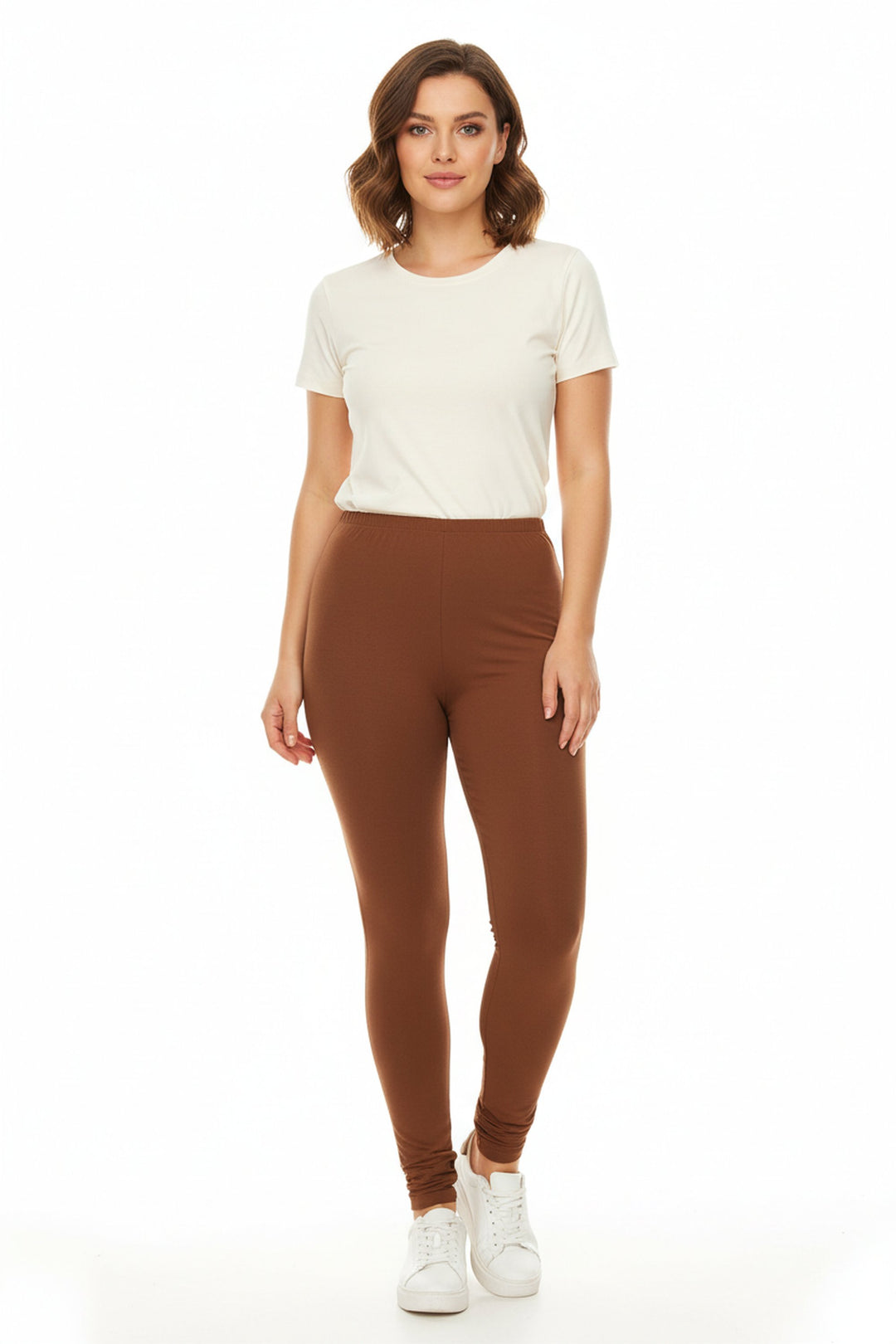 Wholesale Buttery Smooth Basic Solid Extra Plus Size Leggings - 3X-5X - New Mix