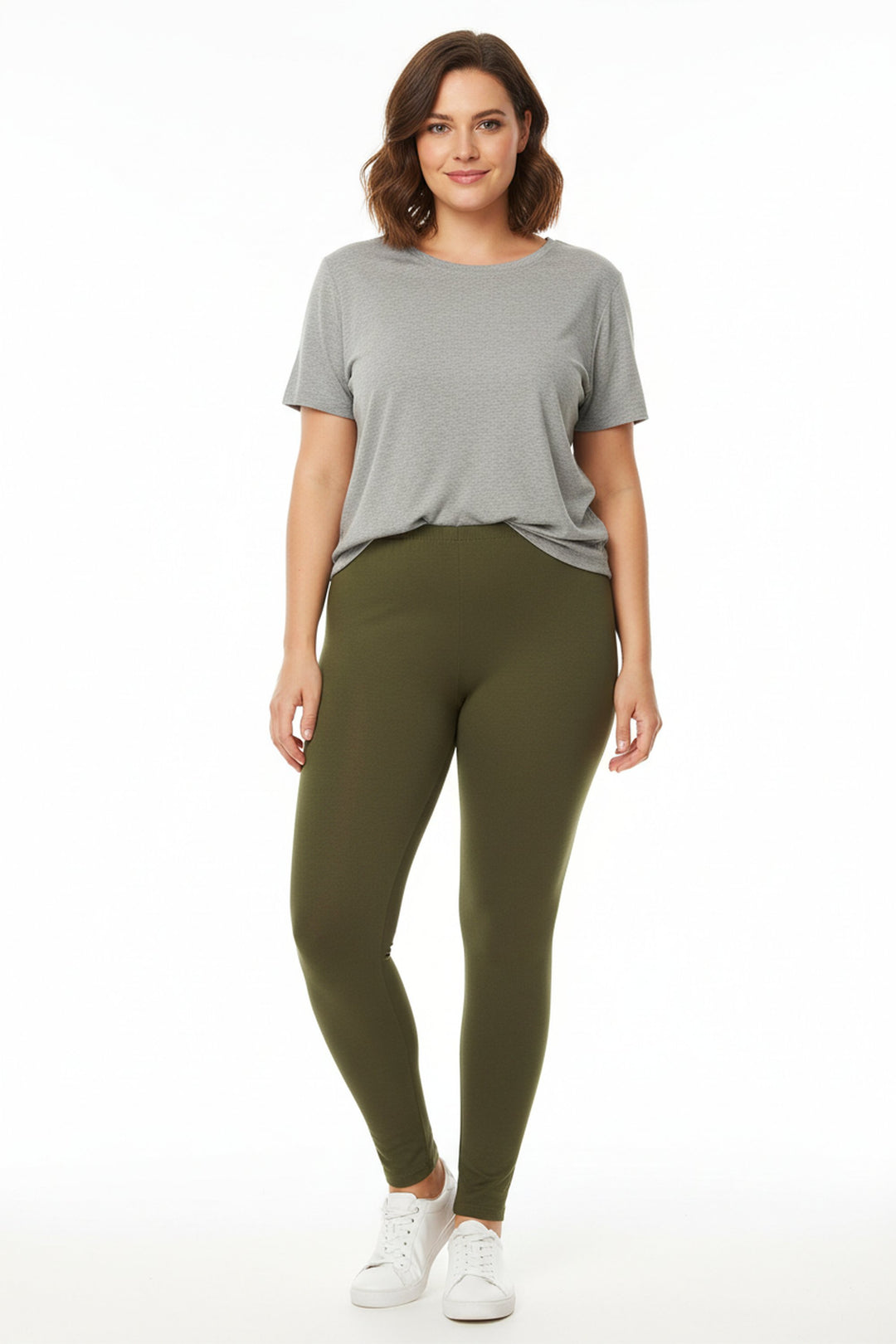 Wholesale Buttery Smooth Basic Solid Extra Plus Size Leggings - 3X-5X - New Mix