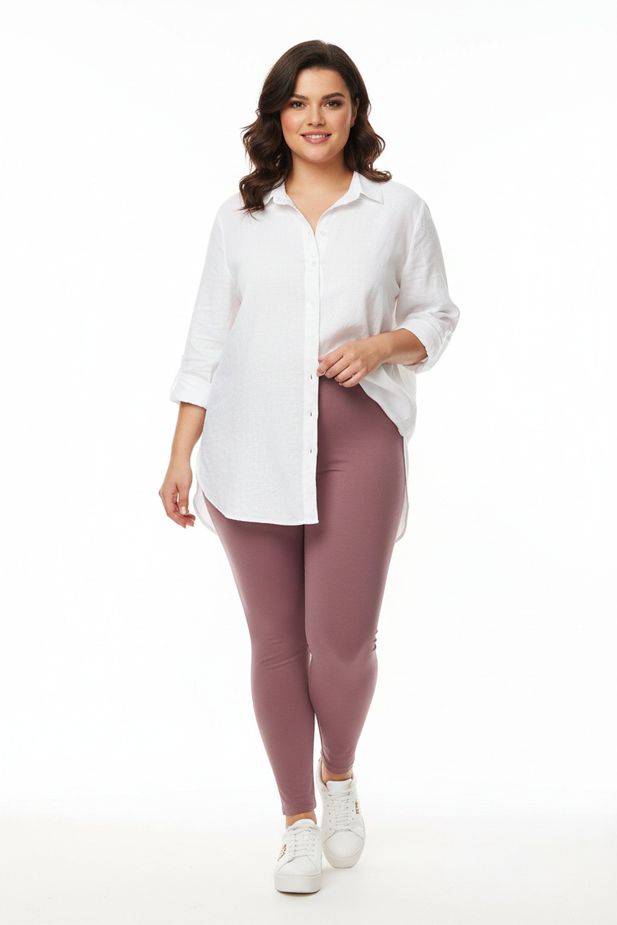 Wholesale Buttery Smooth Basic Solid Extra Plus Size Leggings - 3X-5X - New Mix