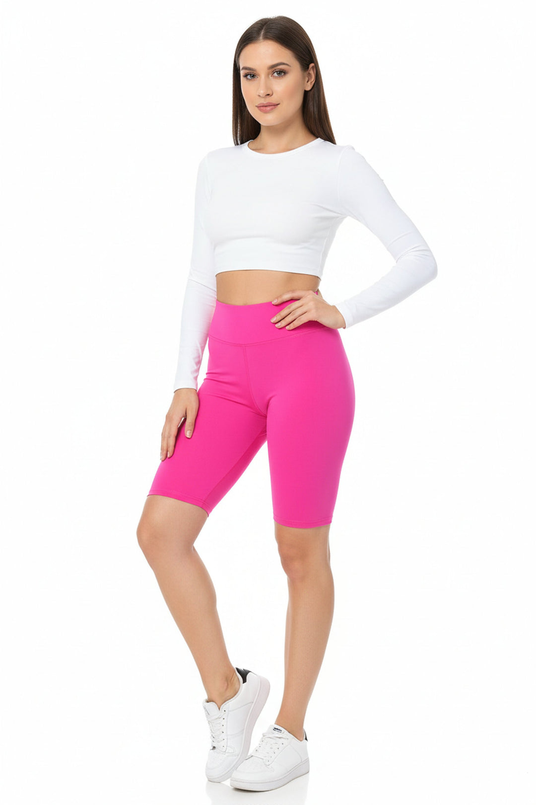 Wholesale Buttery Smooth Basic Solid Biker Shorts