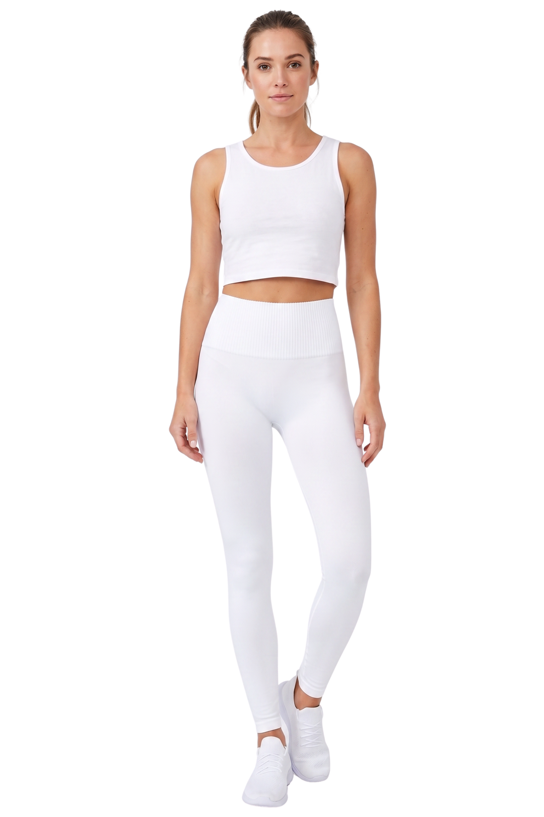 Wholesale High Waisted Basic Contouring Leggings