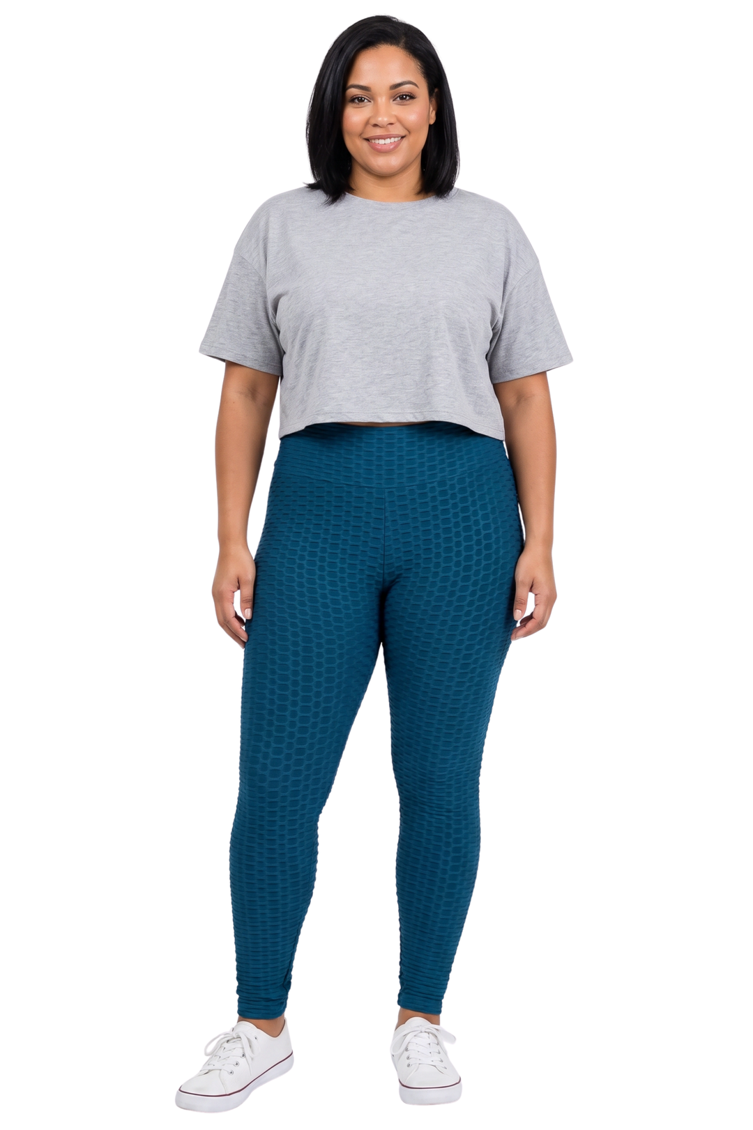 Wholesale Scrunch Butt Textured High Waisted Leggings